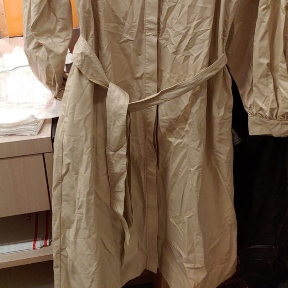 Prologue Long Sleeve Faux Leather Shirtdress - Picture 7 of 11